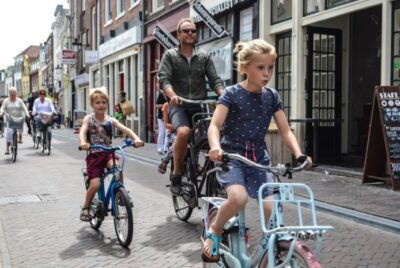why dutch children cycle without helmets