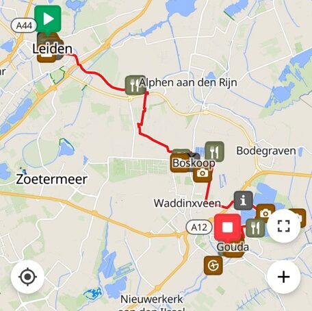 Ride with GPS Experience App Netherlands
